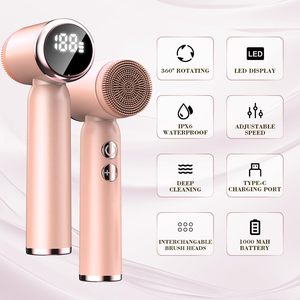<span class=keywords><strong>Brosse</strong></span> de lavage du <span class=keywords><strong>visage</strong></span> en silicone <span class=keywords><strong>Brosse</strong></span> à rotation électrique pour le nettoyage du <span class=keywords><strong>visage</strong></span> avec fonction de massage pour les soins de la peau au spa - Product Image 5