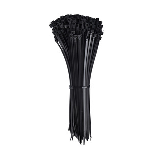 Attaches-câbles en nylon VF 3x100 120 150 200mm Noir Blanc Auto-bloquants pour le regroupement de faisceaux de câbles - Product Image 1