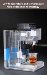 Cafetera Eléctrica Portátil con Espumador de Leche, Calentamiento Rápido, para Cappuccino/Latte, Café Frío, Pantalla Táctil - Product Image 5