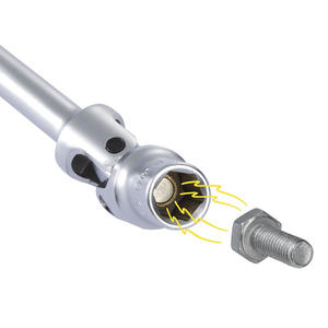 Llave de mango en T Fervi, conector hexagonal de 13 mm, accionamiento de 1/2 pulgada, herramienta magnética de grado industrial - Product Image 1