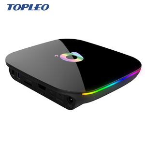 <span class=keywords><strong>Q</strong></span> cộng với Android 8.1 Quad core 64 bit 4 gb 32 gb 64 gb 6 k hd cập nhật <span class=keywords><strong>firmware</strong></span> Allwinner h6 android tv settop box hộp - Product Image 1