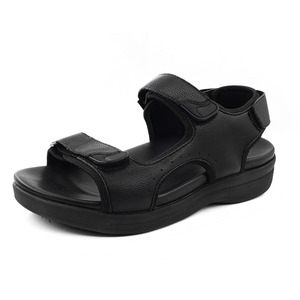 <span class=keywords><strong>Chaussures</strong></span> <span class=keywords><strong>orthopédiques</strong></span> en liège pour hommes, pour l'extérieur, décontractées, sangle noire, sandales pour diabète, tendance, personnalisées, vente en gros, - Product Image 4