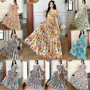 Tops florales de verano informales para mujeres del sudeste asiático, superventas, estilo dulce hecho de tela de gasa, bolsas a granel, inventario mixto - Product Image 4