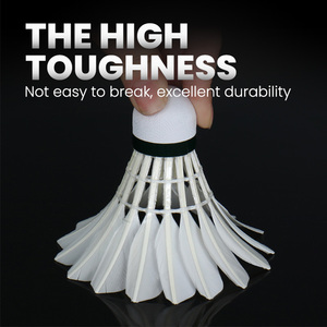 Volant <span class=keywords><strong>de</strong></span> <span class=keywords><strong>badminton</strong></span> Kunli personnalisé, le plus durable, en plumes d'oie, pour les joueurs professionnels et les tournois - Product Image 3