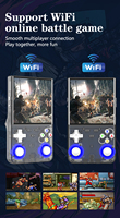 Console de jeu portable R36 Ultra en stock, R36s Ultra 4.0'' IPS WIFI, console de jeux rétro