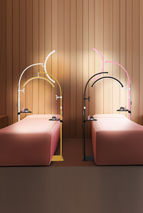 Lámpara LED Ecológica de Media Luna Dorada 2025 para Extensiones de Pestañas con Iluminación para Cejas y Tatuajes, para Profesionales de la Industria de Pestañas - Product Image 6