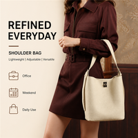 Sac à bandoulière Hobo en cuir véritable avec logo personnalisé, souple, vintage, structuré, grande capacité, sacs seau pour femmes, usage quotidien