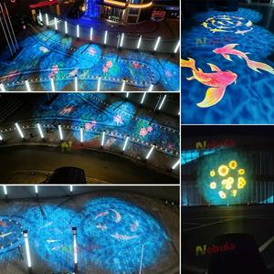 <span class=keywords><strong>Projecteur</strong></span> Gobo <span class=keywords><strong>LED</strong></span> Commercial 300W à Effet Vague d'Eau avec Zoom, Construction en Alliage d'Aluminium Classé IP65 pour Éclairage Publicitaire - Product Image 6