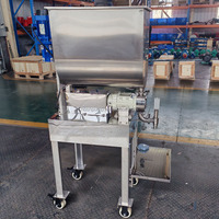 Machine de remplissage semi-automatique de pompe à lobes rotative d'acier inoxydable de rendement élevé direct d'usine avec la trémie d'agitation