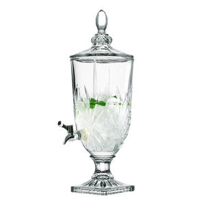 Dispensadores de Bebidas de 2L <span class=keywords><strong>para</strong></span> Fiestas, Dispensador de Bebidas Heladas de Cristal con Soporte <span class=keywords><strong>y</strong></span> Grifo, Elegantes Recipientes de Vidrio <span class=keywords><strong>para</strong></span> Jugos <span class=keywords><strong>para</strong></span> Fiestas - Product Image 6