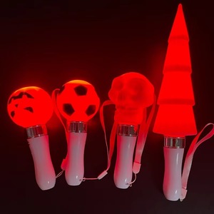 Bâton lumineux LED personnalisé OEM, coloré, à commande tactile et par application, intensité réglable, pour Halloween, football, arbre et design tête de mort - Product Image 3
