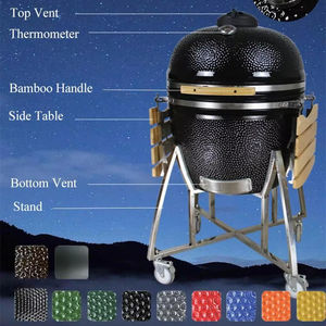 Auplex Kamado <span class=keywords><strong>Asador</strong></span> De Carbon Big Grill 27 29 Inch 3XL Modular Ceramic BBQ Grill Outdoor - Product Image 2