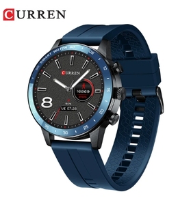 CURREN 6001 da <span class=keywords><strong>uomo</strong></span> Smart Watch impermeabile cardiofrequenzimetro Fitness Tracker sport Reloj Play Smartwatch digitale per Android IOS - Product Image 1