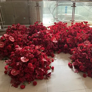 Articoli per la decorazione di eventi decorazione di laurea fiori di rosa bianca matrimonio artificiale compleanno decorativo centro pezzo arco ornamentale