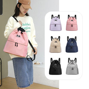 Sac à dos de voyage extérieur à cordon de serrage, personnalisé en usine, de haute qualité, avec logo imprimé, imperméable et réutilisable – Grande Vente - Product Image 6