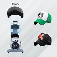 Machine de presse à chaud électrique tout-en-un à double chauffage et ouverture automatique 110V pour vêtements et casquettes