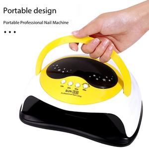 Nouveau 168W haute puissance LED lampe UV double Source de lumière lampe de lune pour Nail Tech dispositif intelligent pour <span class=keywords><strong>ongles</strong></span> secs - Product Image 2