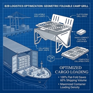 <span class=keywords><strong>Barbecue</strong></span> pliant en acier inoxydable, portable <span class=keywords><strong>pour</strong></span> le camping, grille réglable en hauteur, style origami, four à charbon plat - Product Image 5
