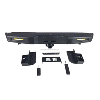 Kit de pare-chocs avant pour Hilux 2007 avec support de treuil, en acier robuste, pour 4x4 tout-terrain, avec feux LED