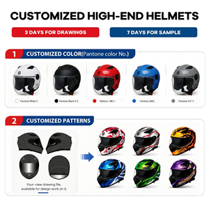 Casco de Motocicleta Tres Cuartos con Certificación DOT, Forro Interior de Rápida Extracción, Visera de Doble Lente, Buena Ventilación y Control del Calor - Product Image 4