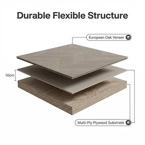 <span class=keywords><strong>Parquet</strong></span> en chêne d'ingénierie avec chêne blanc européen, <span class=keywords><strong>parquet</strong></span> haut de gamme pour maisons de luxe - Product Image 4