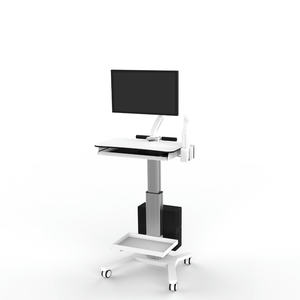 Carrello Postazione di Lavoro Dentale Mobile Moderno Regolabile in Altezza con Supporto per Tablet, Arredo Ospedaliero per Clinica Odontoiatrica e Uso Medico - Product Image 5