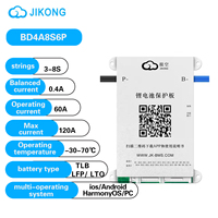 JIKONG Smart BMS JK-BD4A8S6P 60A 8S 24V Active Balance 0.4A Sistem Manajemen Baterai LiFePO4 Li-ion PCBA
