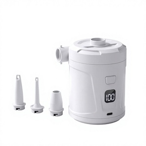 Pompe à air électrique numérique portable avec batterie intégrée pour matelas pneumatique de camping et gonfleur de bouée de natation sans fil - Product Image 3