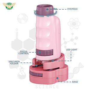 Microscopes jouets pour expériences scientifiques, microscope <span class=keywords><strong>de</strong></span> poche portable pour enfants - Product Image 5