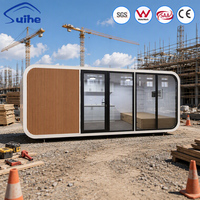 Cabane préfabriquée Apple Cabin, cabane de jardin modulaire, mini-cabane pour chantier de construction