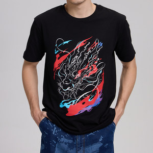 Camiseta Road Shanghai Mulong 371 National Essence, estilo casual, de algodón puro, tendencia nacional, diseño original creativo - Product Image 3