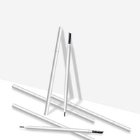 Crayon à sourcils micro-embouti imperméable avec brosse applicatrice, personnalisable avec logo, marque privée, faible MOQ, fabricant OEM