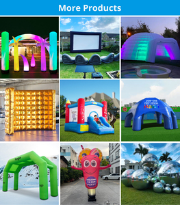 Disco inflable gigante personalizado, Bolas brillantes grandes, globo de espejo, bolas de espejo inflables plateadas para decoración de fiesta de boda - Product Image 4