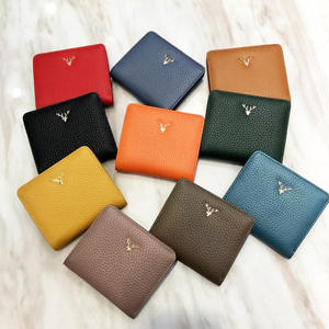 Portefeuilles courts pour femmes AndoBag en cuir de vache véritable, porte-cartes tendance - Product Image 1