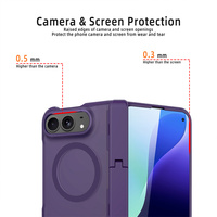 Nouvelle coque mate avec protection d'écran intégrée, support pliable magnétique pour iPhone 18 Fold