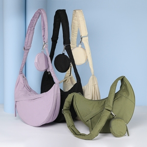 <span class=keywords><strong>Sac</strong></span> Hobo au design <span class=keywords><strong>original</strong></span> pour femmes et hommes, <span class=keywords><strong>sac</strong></span> à bandoulière en forme <span class=keywords><strong>de</strong></span> croissant, petit <span class=keywords><strong>sac</strong></span> à dos en nylon, <span class=keywords><strong>sac</strong></span> bouffant avec sangle réglable - Product Image 5