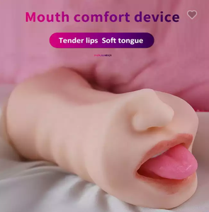 Masturbatore in Silicone a Forma di Bocca e Vagina, Giocattolo Sessuale con Clitoride Artificiale, Bambola dell'Amore in TPE, Masturbatore Vaginale per Uomo - Product Image 2