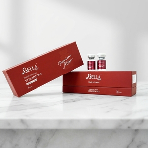 BELLA PREMIUM MESO VITAMINE B12 Répare les peaux abîmées, revitalise le collagène, illumine le teint, solution anti-âge en <span class=keywords><strong>injection</strong></span> - Product Image 1