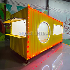 Maison de conteneur pliable la plus populaire pour l'extérieur Comptoir de café Conception de magasin Cabine portable Kiosque alimentaire mobile - Product Image 3