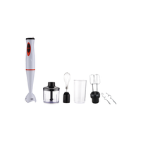 Mixeur Plongeant Portable Professionnel 400W à Double Vitesse, Facile à Nettoyer, avec Fonction Broyage, Idéal pour Usage Domestique et Hôtelier