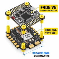 Contrôleur de vol SpeedyBee F405 V5 en métal avec ESC 55A quatre-en-un pour drone FPV Betaflight INAV 3S 6S