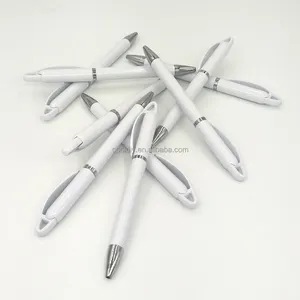 Новая пустая пластиковая шариковая ручка, теплопередающая ручка для ручки, машина для теплового прессования, печать с помощью лазерного перевода