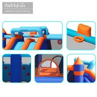 En stock, prix d'usine, personnalisable, best-seller, château gonflable pour enfants avec toboggan, utilisation à domicile, extérieur