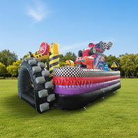 WINSUN Factory : Vente et location de matériel de course automobile gonflable, parcours d'obstacles gonflable, combo maison de rebond et toboggan