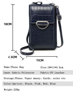 Bolso de Mano para Mujer con Diseño Vertical Coreano Chic, Logotipo Personalizado, con Bolsillo para Teléfono, Gran Capacidad, Tipo Bandolera - Product Image 2