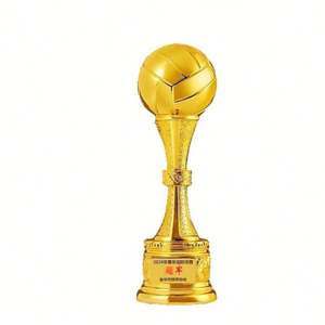 Trofeo de Bota de Cristal Dorado Extra Grande Personalizado, Premio al Mejor Marcador Grabado, Ecológico, para Torneos de Fútbol - Product Image 1