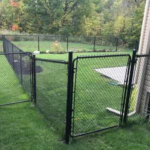 9 Máy đo 8 ft chuỗi màu đen liên kết hàng rào PVC cerca de alambre để bán - Product Image 4