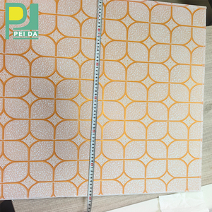 उत्पादन सामग्री 600*600Mm प्लास्टिक टुकड़े टुकड़े में जिप्सम बोर्ड की छत टाइल्स - Product Image 6