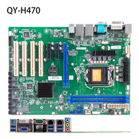Carte mère industrielle ATX OEM/ODM avec ports E/S riches, emplacements PCIE et PCI variés, chipset H110, processeur de bureau 6-7e génération i3/i5/i7