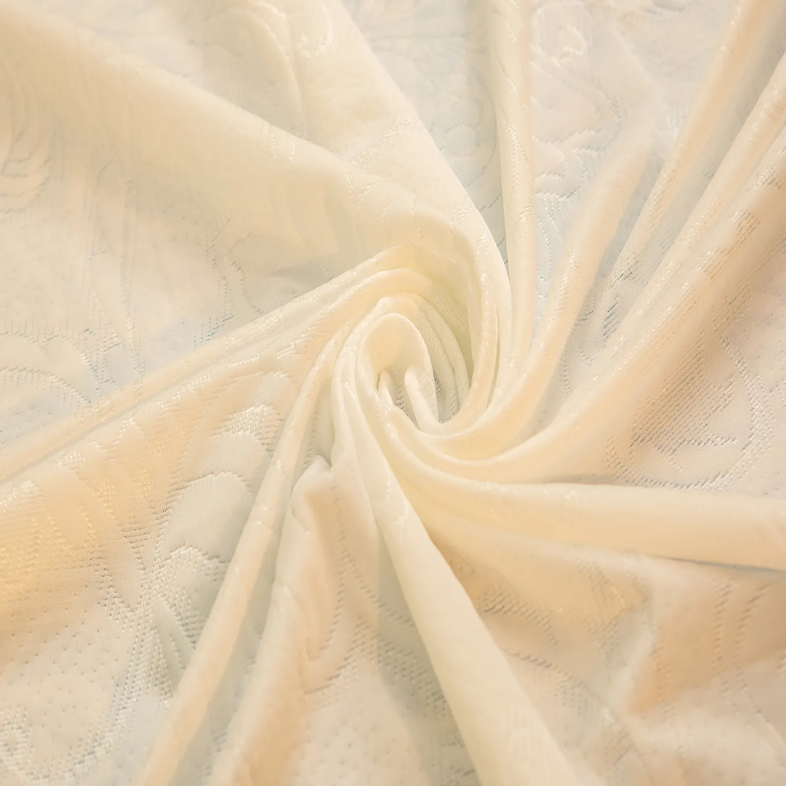 Yatak için hafif Vintage jakarlı dokuma döşemelik yatak örme kumaş kıvrık yatak kumaşı